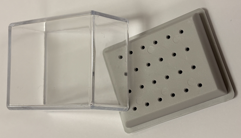 Plastic Bur Stand with Lid 24 Holes